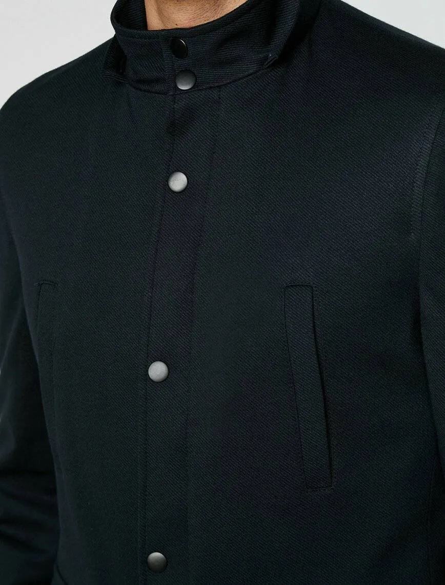10809 Navy Hooded Jacket