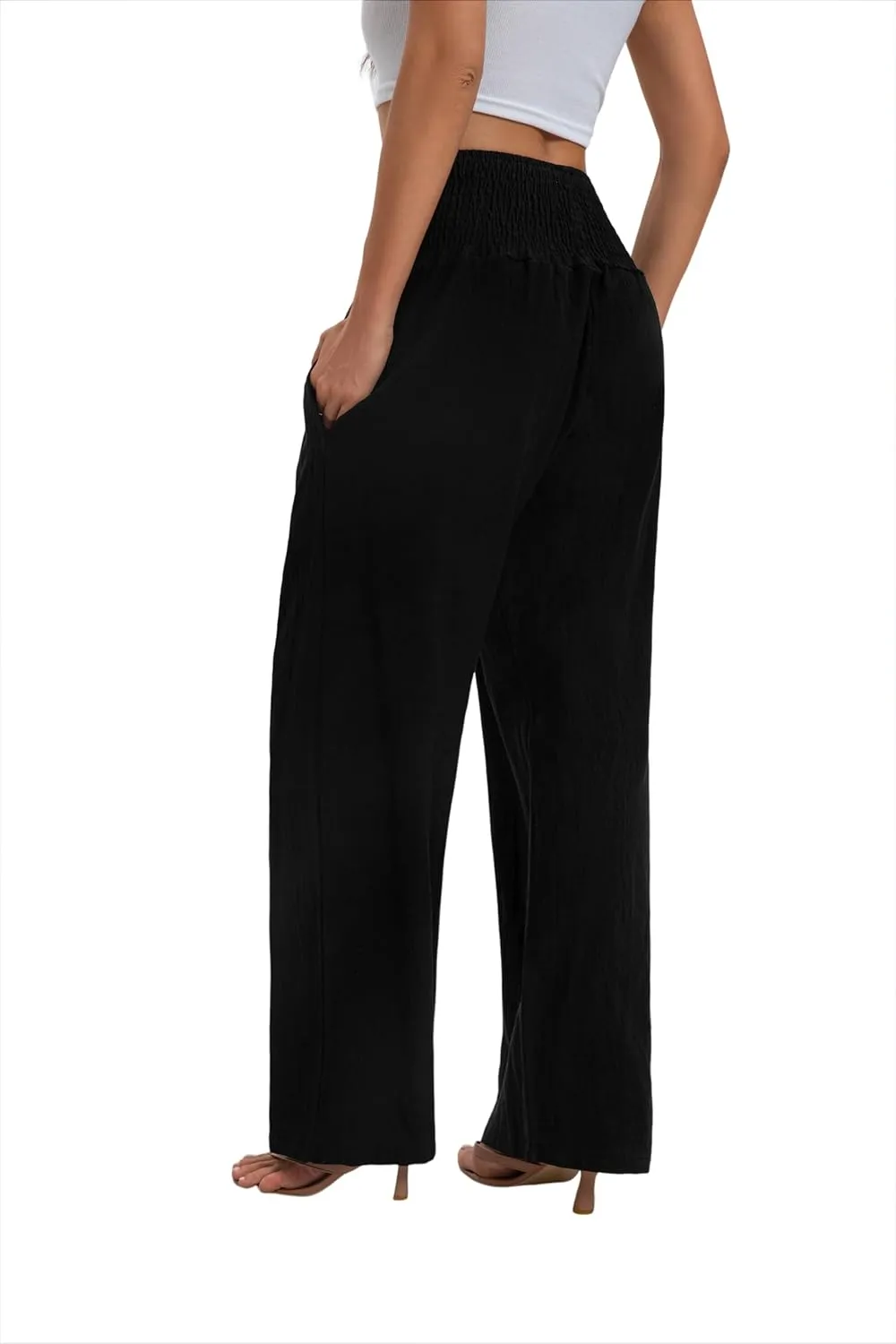 2024 Autumn Women's Pants Wide Leg high Waist Leisure Sports Comfortable Travel Casual Pants