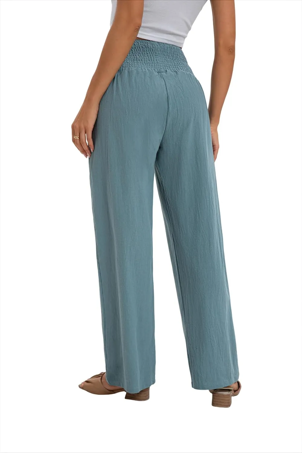 2024 Autumn Women's Pants Wide Leg high Waist Leisure Sports Comfortable Travel Casual Pants