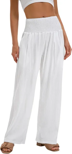 2024 Autumn Women's Pants Wide Leg high Waist Leisure Sports Comfortable Travel Casual Pants