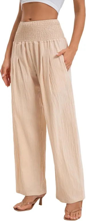 2024 Autumn Women's Pants Wide Leg high Waist Leisure Sports Comfortable Travel Casual Pants