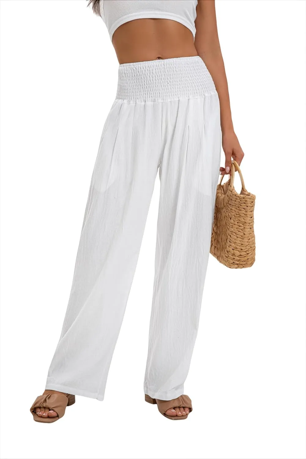 2024 Autumn Women's Pants Wide Leg high Waist Leisure Sports Comfortable Travel Casual Pants