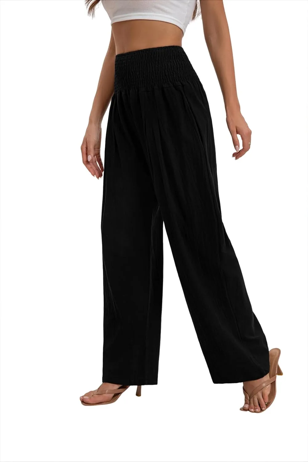 2024 Autumn Women's Pants Wide Leg high Waist Leisure Sports Comfortable Travel Casual Pants