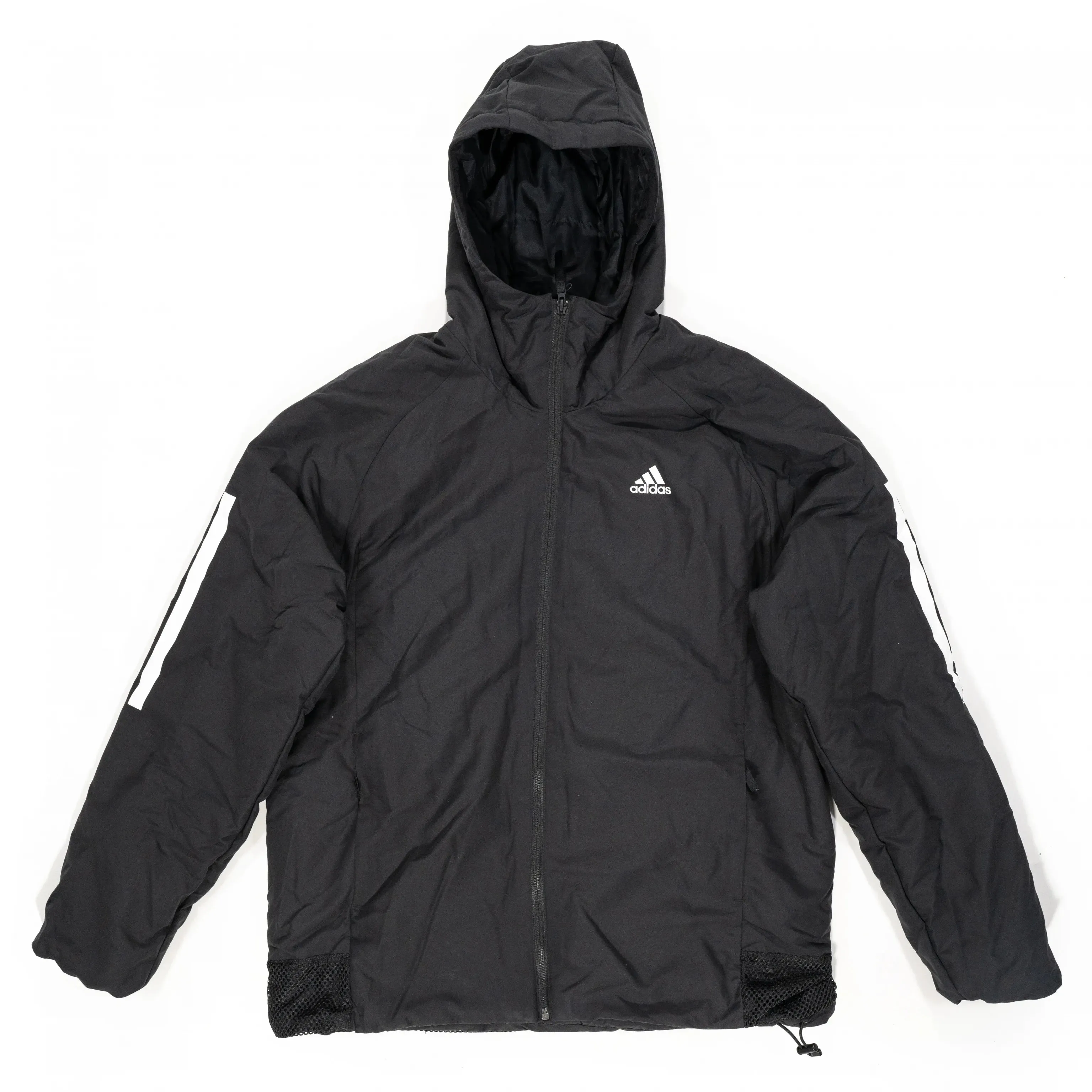 Adidas BTS 3-Stripe Hooded Insulated Jacket - Men's