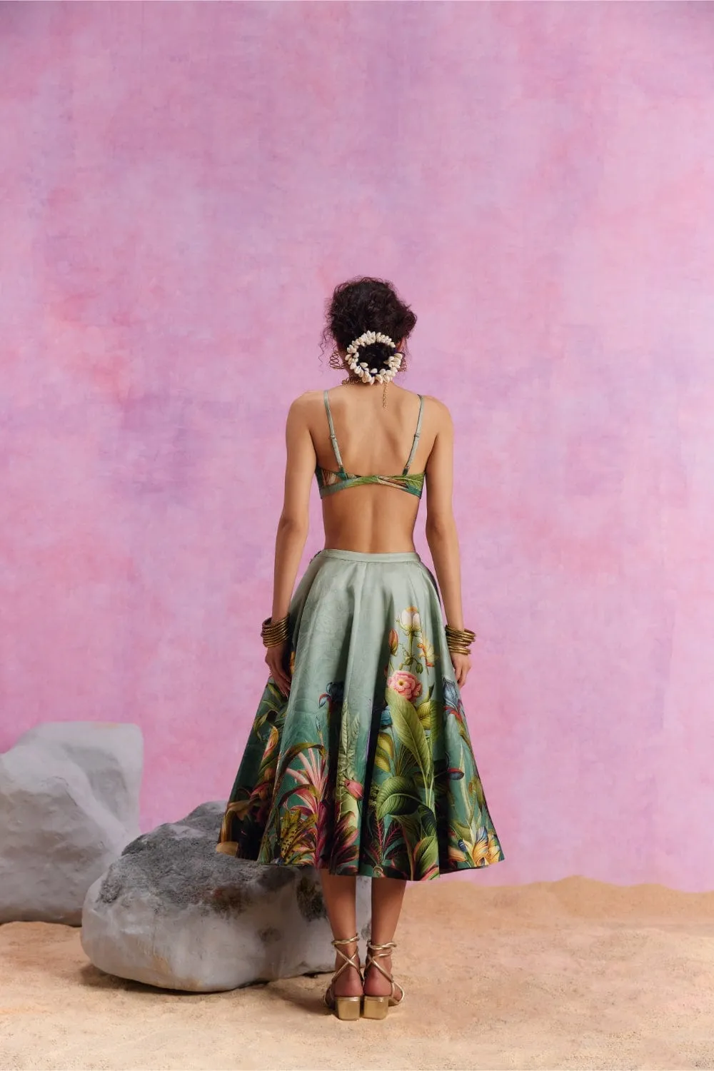 Amelia Skirt Set With Shirt