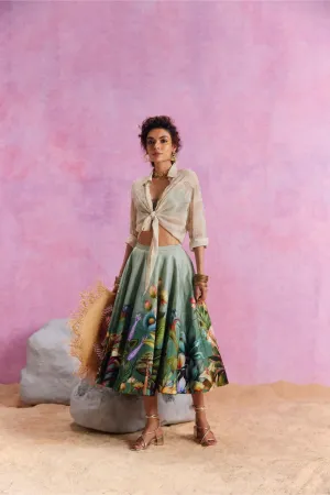 Amelia Skirt Set With Shirt
