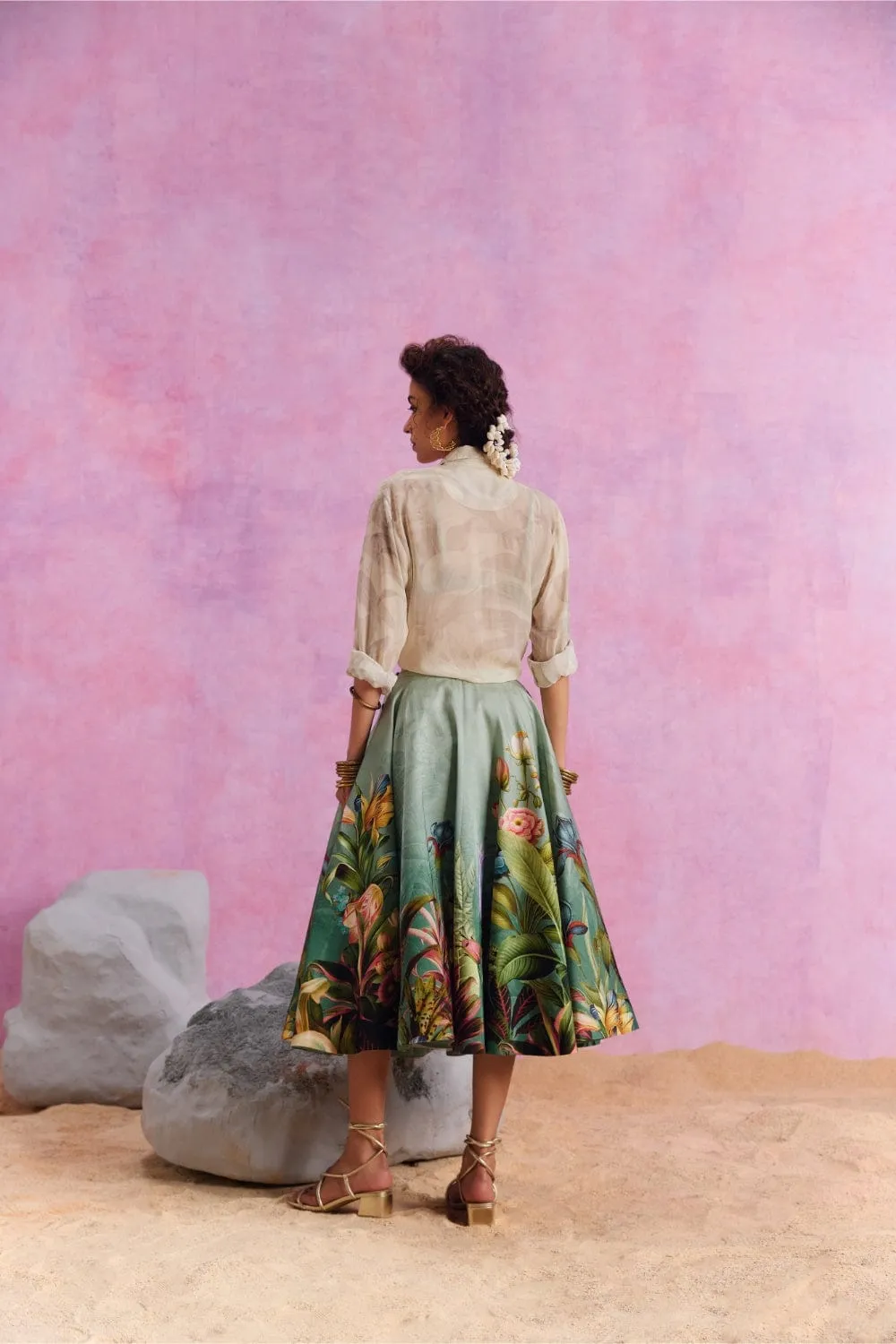 Amelia Skirt Set With Shirt