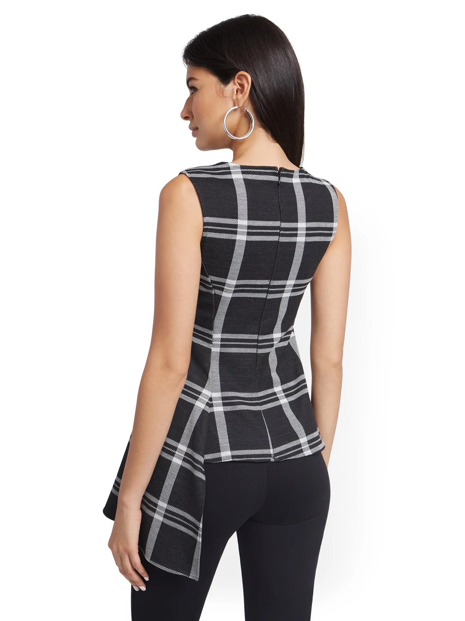 Asymmetrical Peplum Top - Superflex