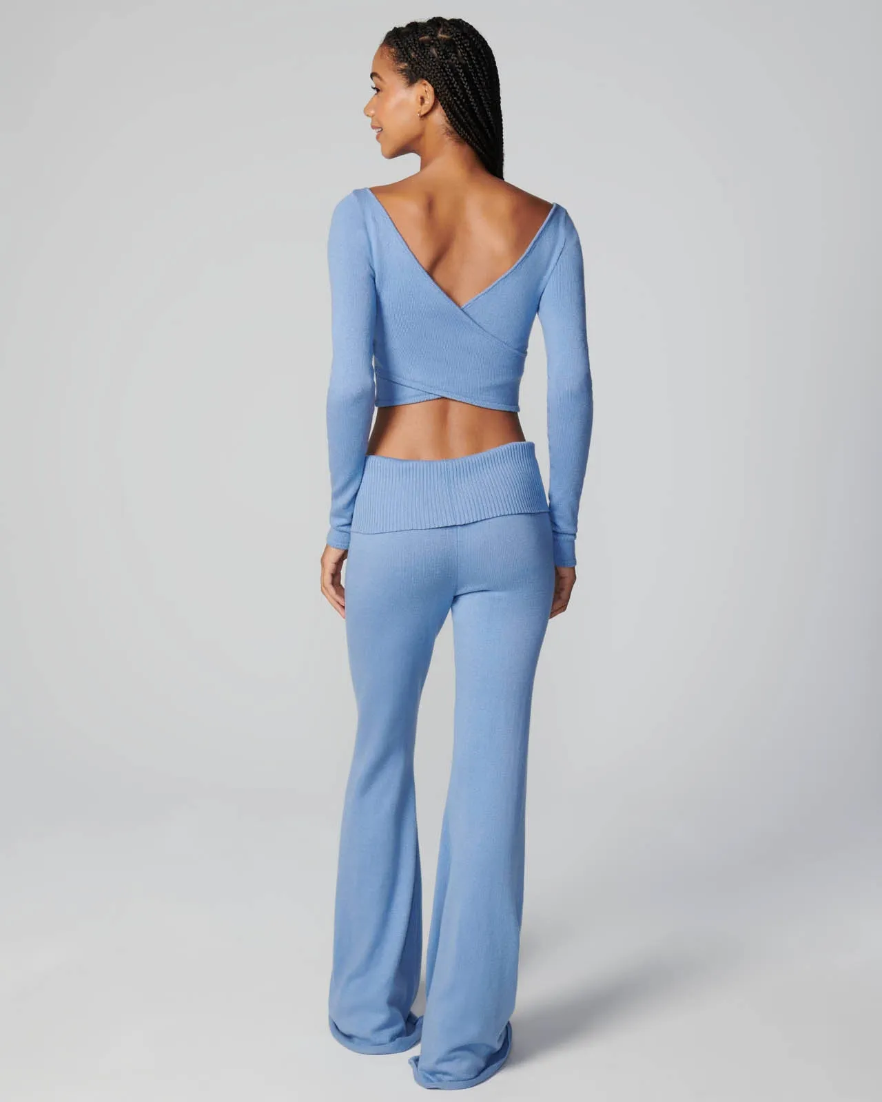 Barre Foldover Wide Leg Pant