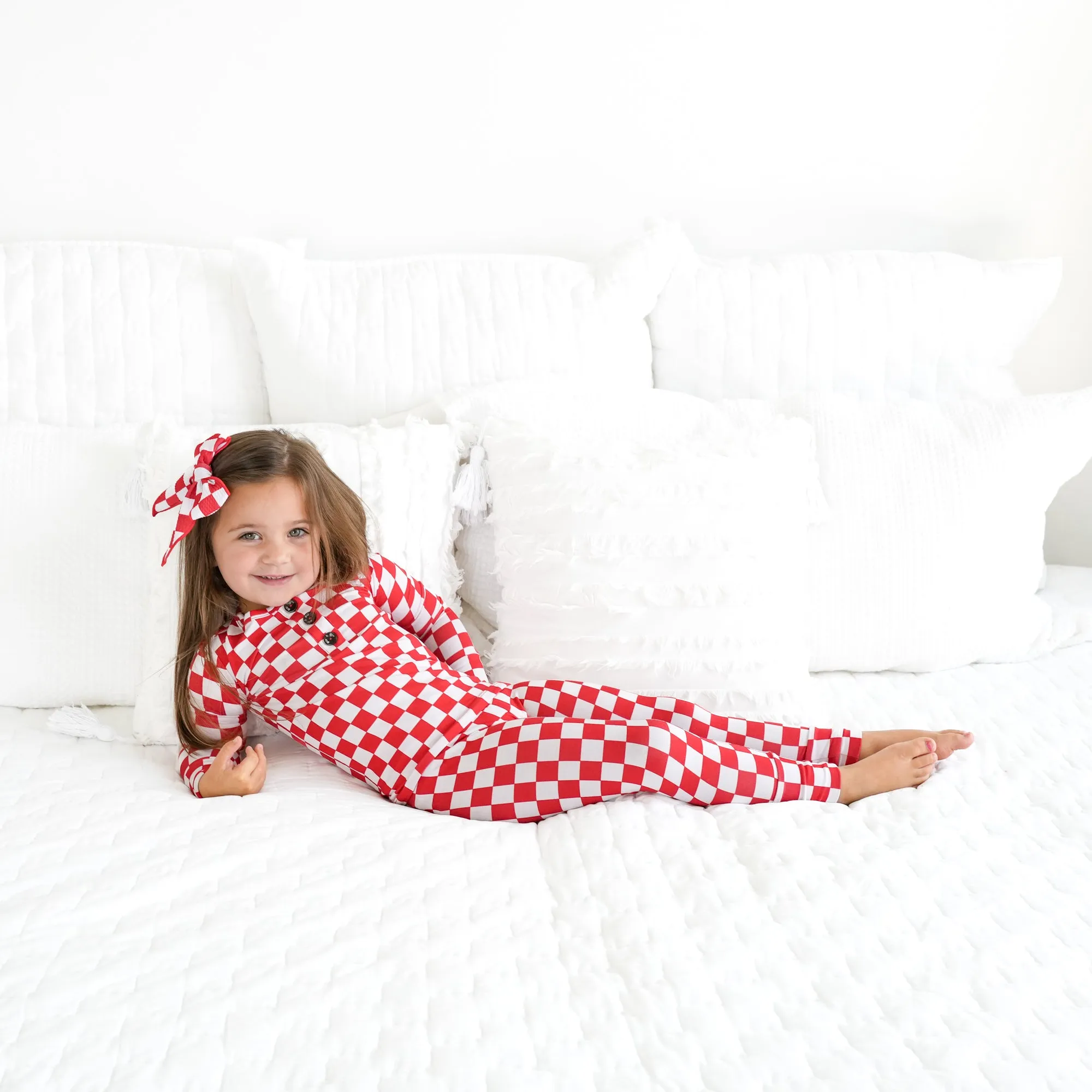 Beck Red Checks TWO PIECE