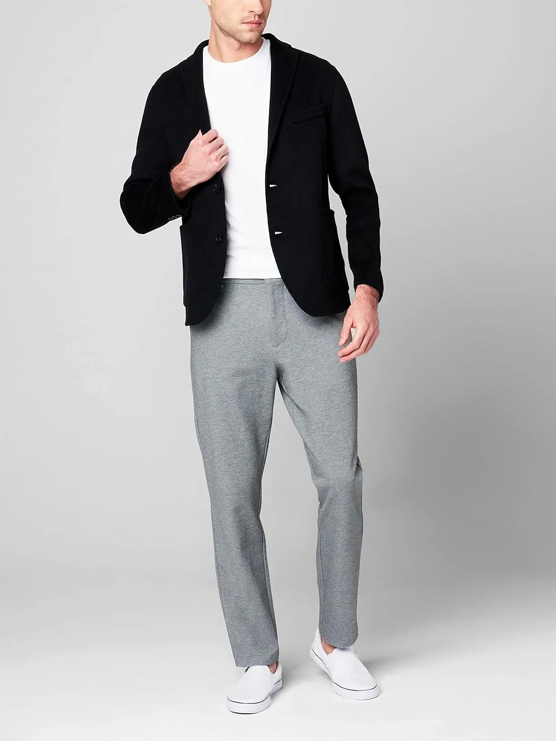 [BLANKNYC] Mens Luxury Clothing Modern Interpretation Wool Blend Blazer Jacket, Comfortable & Stylish Coat