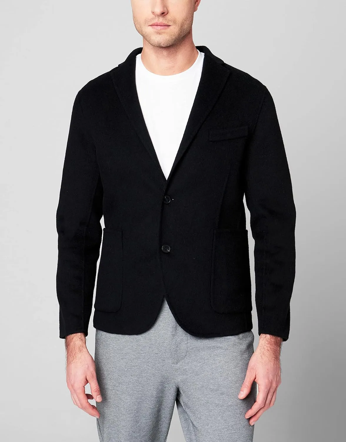 [BLANKNYC] Mens Luxury Clothing Modern Interpretation Wool Blend Blazer Jacket, Comfortable & Stylish Coat