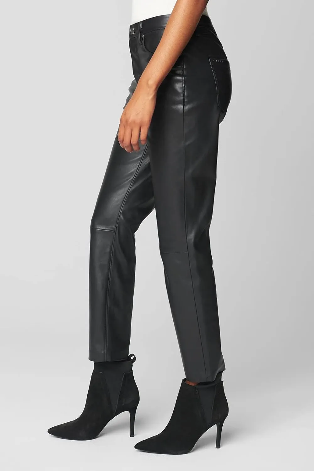 [BLANKNYC] Womens High Rise Vegan Leather Pant, Comfortable & Stylish Leggings