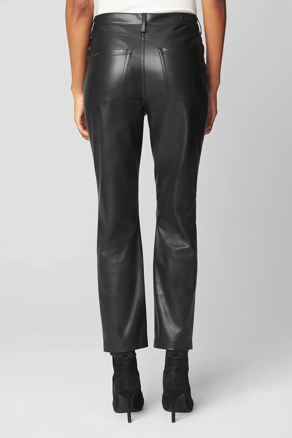 [BLANKNYC] Womens High Rise Vegan Leather Pant, Comfortable & Stylish Leggings