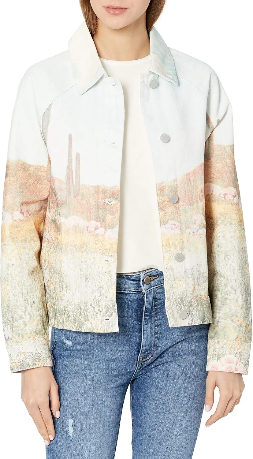 [BLANKNYC] Womens Luxury Clothing Denim Trucker Jackets, Comfortable & Stylish Coats
