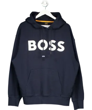 BOSS Blue Soody Hooded Sweatshirt UK XXL