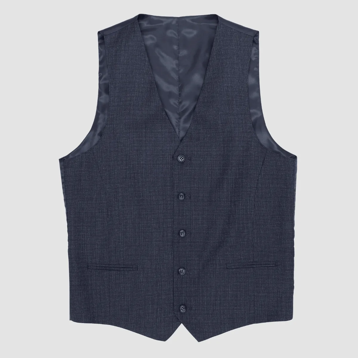 Christian Brookes Classic Fit Ryan Vest in Navy Blue