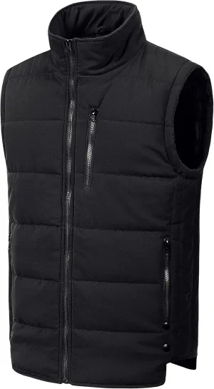 Chrisuno Men's Lightweight Winter Puffer Ski Vest Jacket Packable Outerwear