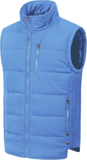 Chrisuno Men's Lightweight Winter Puffer Ski Vest Jacket Packable Outerwear