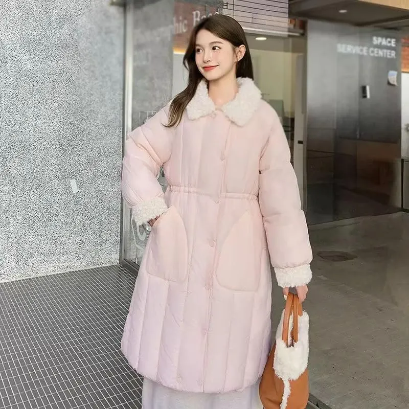Cotton Padded Coat Women's Puffer Jacket Thick Cotton Winter Coat