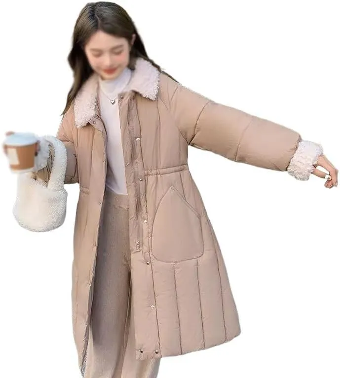 Cotton Padded Coat Women's Puffer Jacket Thick Cotton Winter Coat