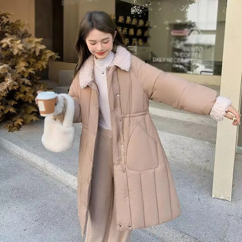 Cotton Padded Coat Women's Puffer Jacket Thick Cotton Winter Coat