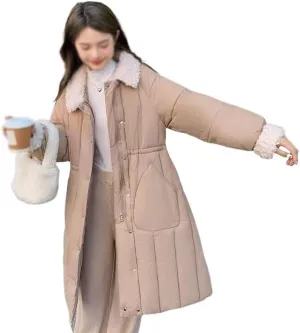 Cotton Padded Coat Women's Puffer Jacket Thick Cotton Winter Coat