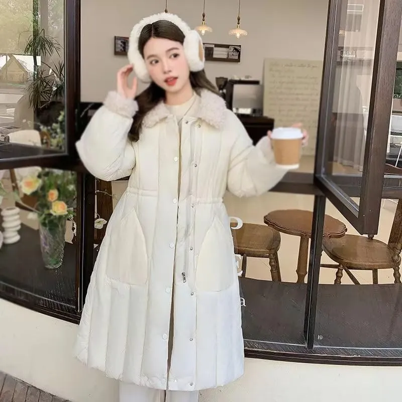 Cotton Padded Coat Women's Puffer Jacket Thick Cotton Winter Coat