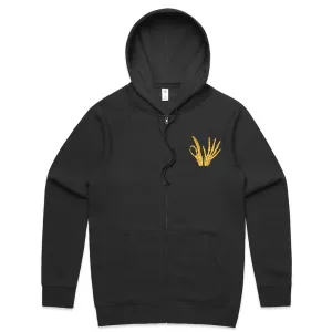 D5 HANDS ZIP HOODED JUMPER