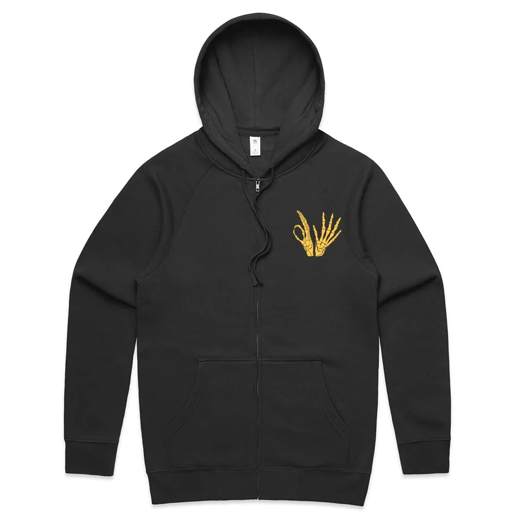 D5 HANDS ZIP HOODED JUMPER