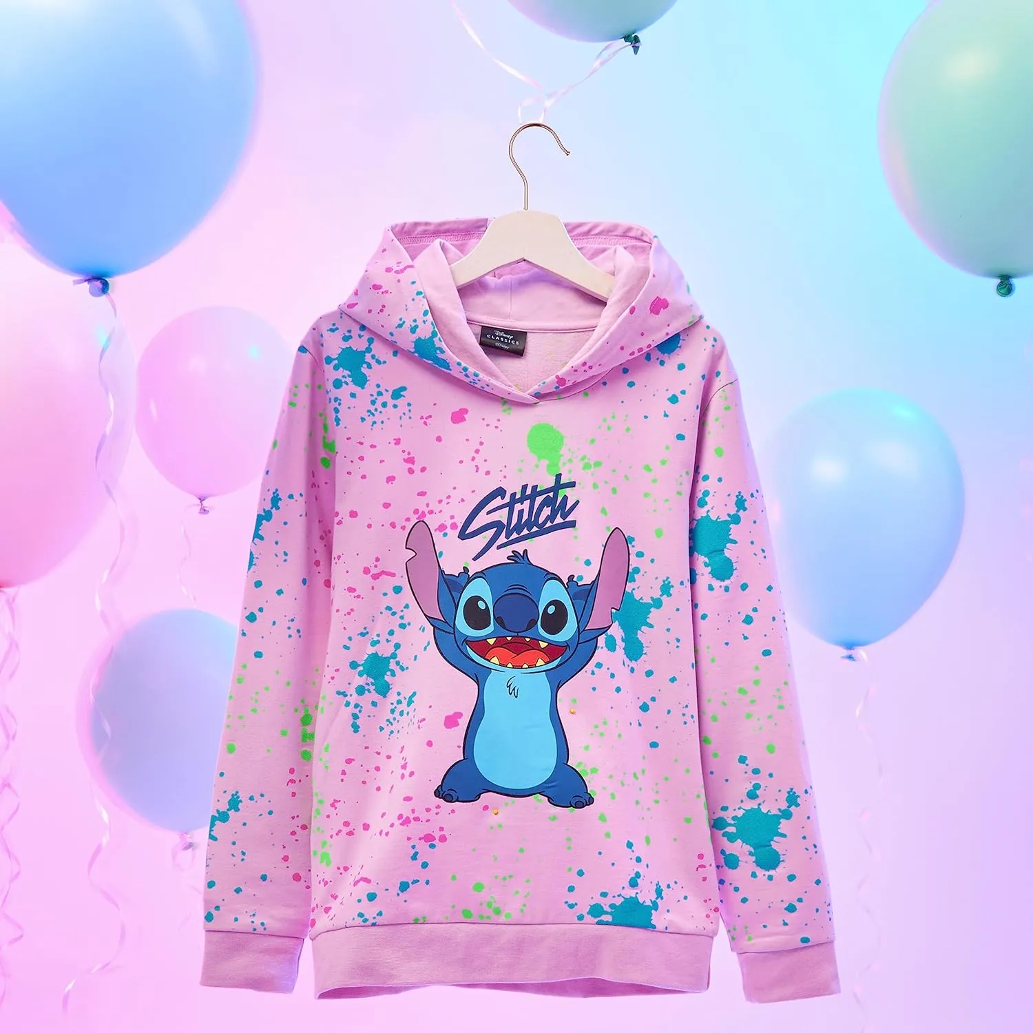 Disney Stitch Hoodie for Girls Teens Soft Hooded Sweatshirt Warm Pullover Sweater Activewear Sports Youth Hoodie Stitch Gifts