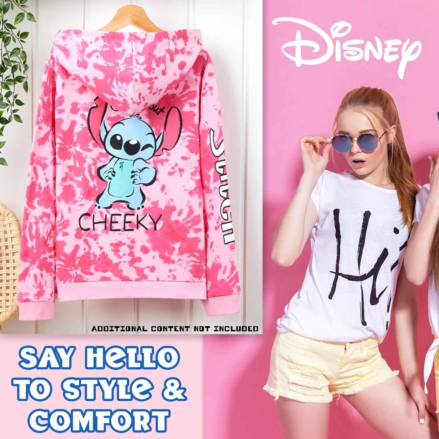 Disney Stitch Hoodie for Girls Teens Soft Hooded Sweatshirt Warm Pullover Sweater Activewear Sports Youth Hoodie Stitch Gifts