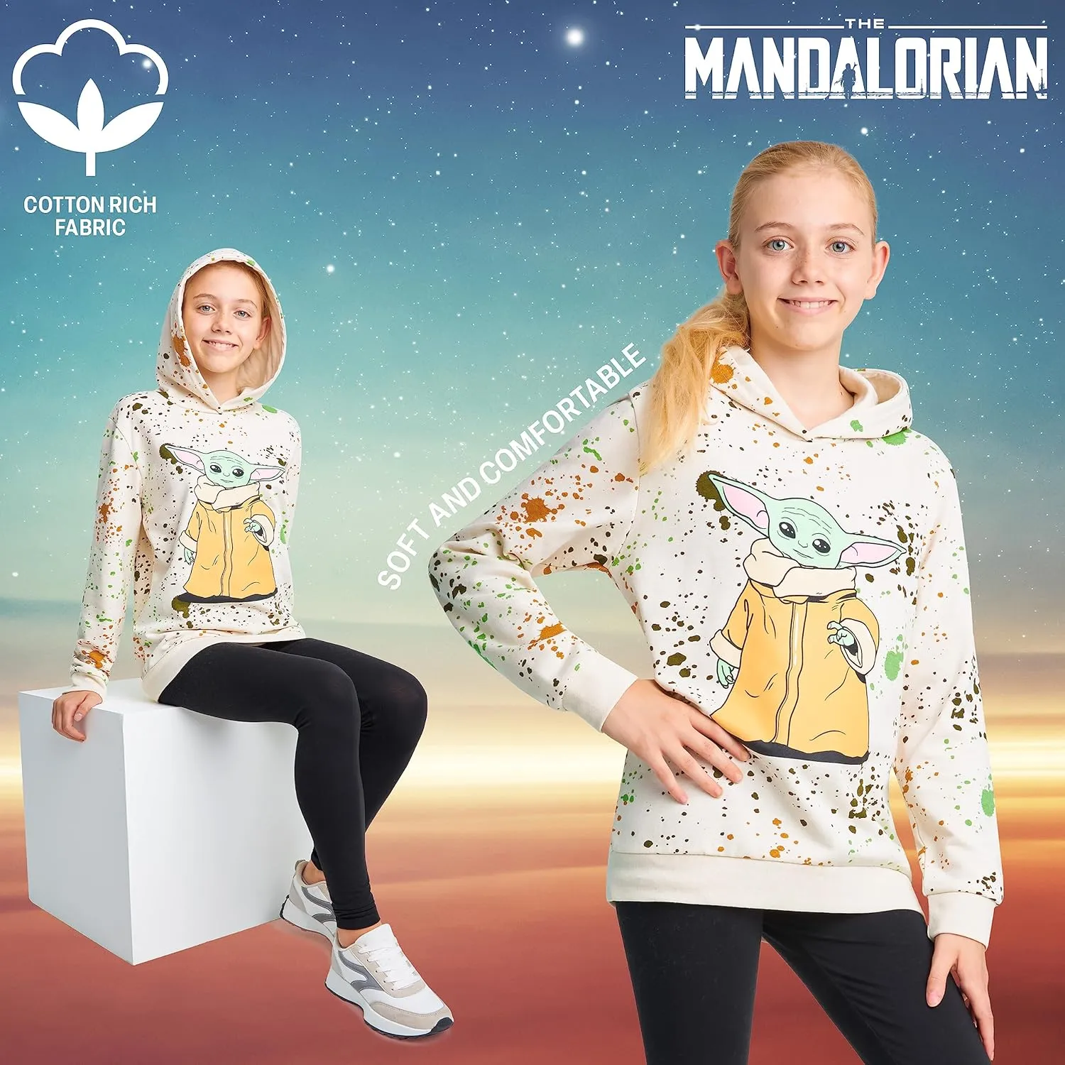Disney Stitch Hoodie for Girls Teens Soft Hooded Sweatshirt Warm Pullover Sweater Activewear Sports Youth Hoodie Stitch Gifts