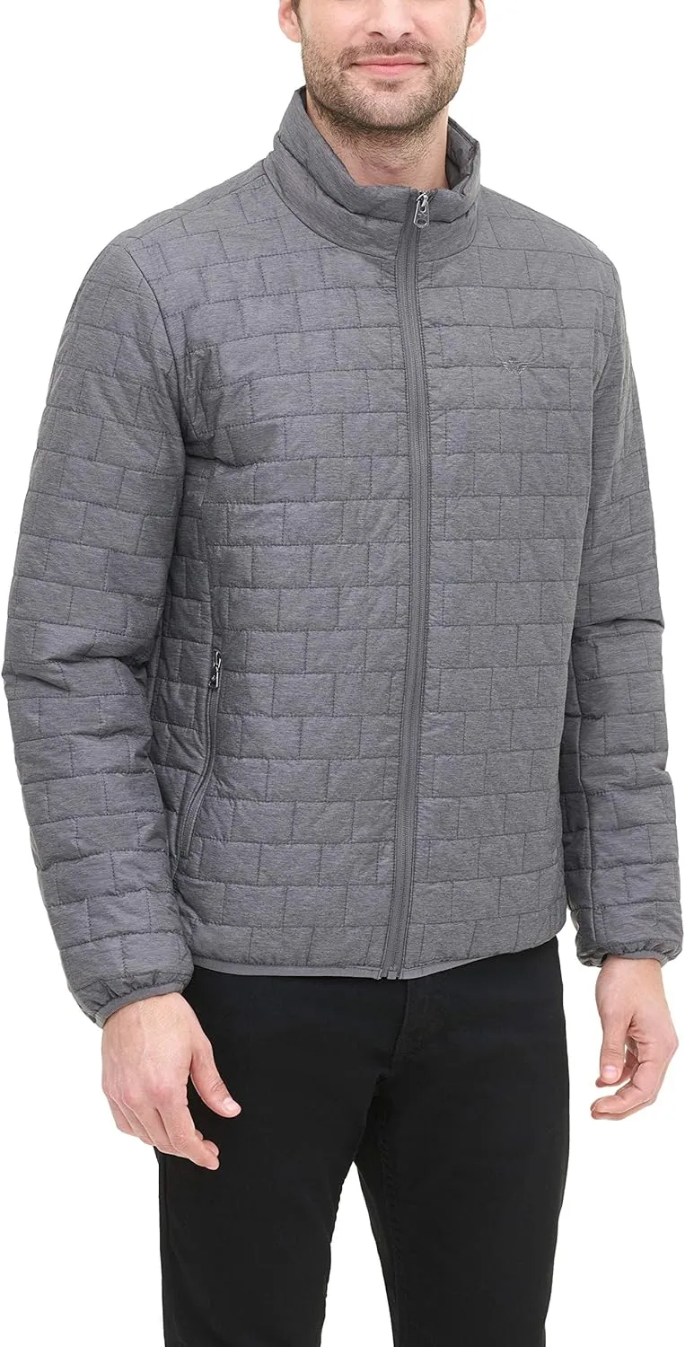 Dockers mens Lightweight Ultra Loft Quilted Packable Jacket (Regular and Big & Tall)