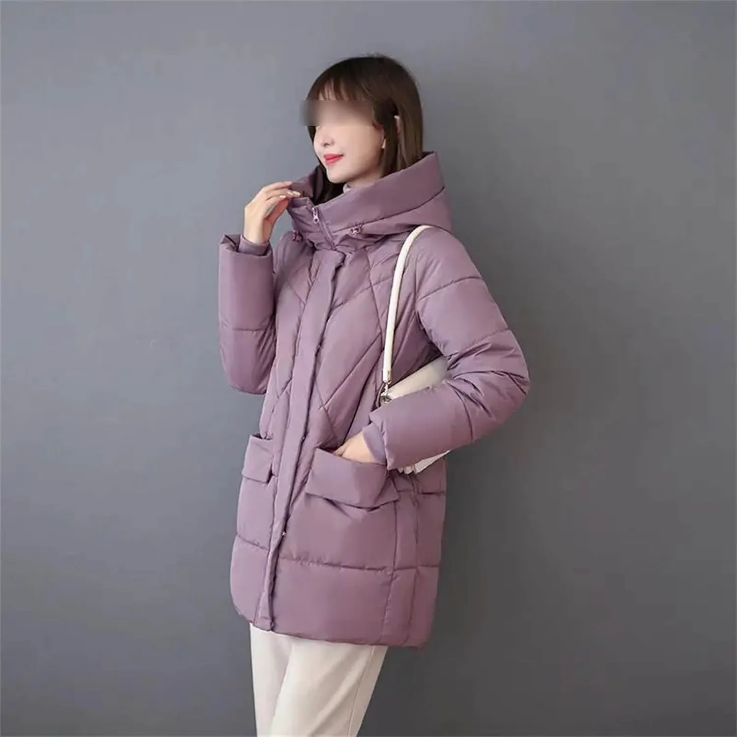 Down Jackets Winter Coat Women's Parkas Hooded Warm Winter Jacket Coat Cotton Padded Jacket Plus Size