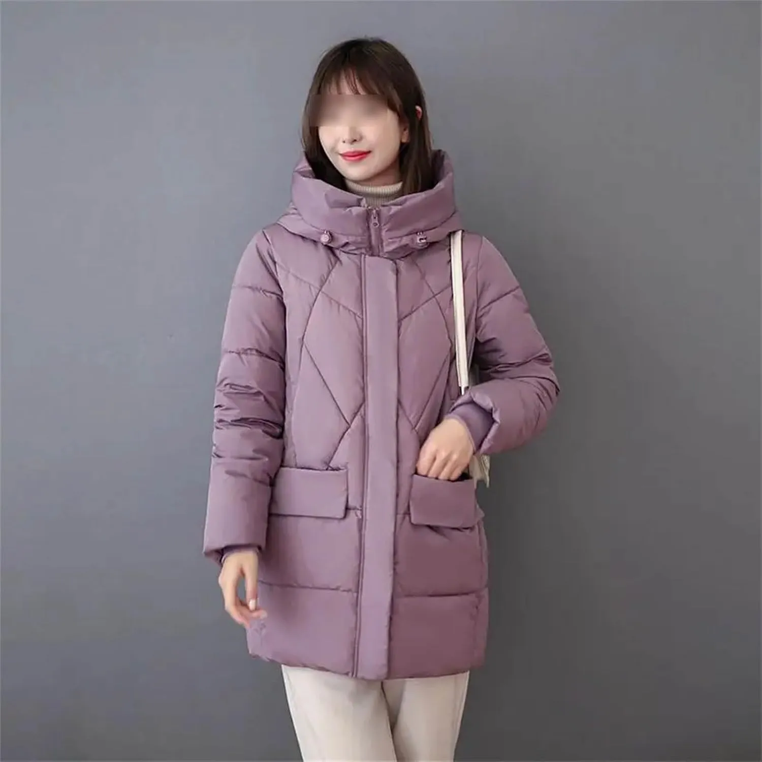 Down Jackets Winter Coat Women's Parkas Hooded Warm Winter Jacket Coat Cotton Padded Jacket Plus Size