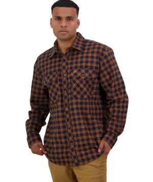 Egmont Full Button Brushed Cotton Shirt