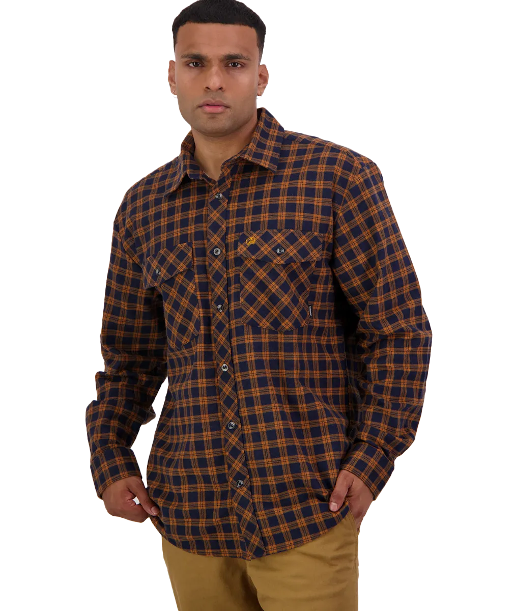 Egmont Full Button Brushed Cotton Shirt