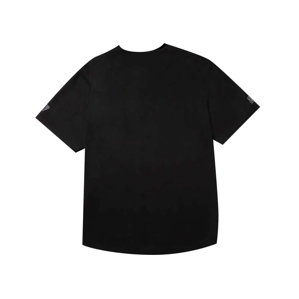 Huf H-Star Baseball Shirt - Black