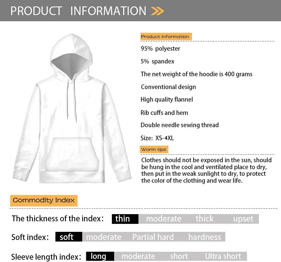 INSTANTARTS Women's Active Hoodies Polyester Loose Hoodie Sweatshirts Soft Stretchy Pullover Tops Tracksuits,XS-4XL