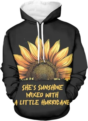 INSTANTARTS Women's Active Hoodies Polyester Loose Hoodie Sweatshirts Soft Stretchy Pullover Tops Tracksuits,XS-4XL