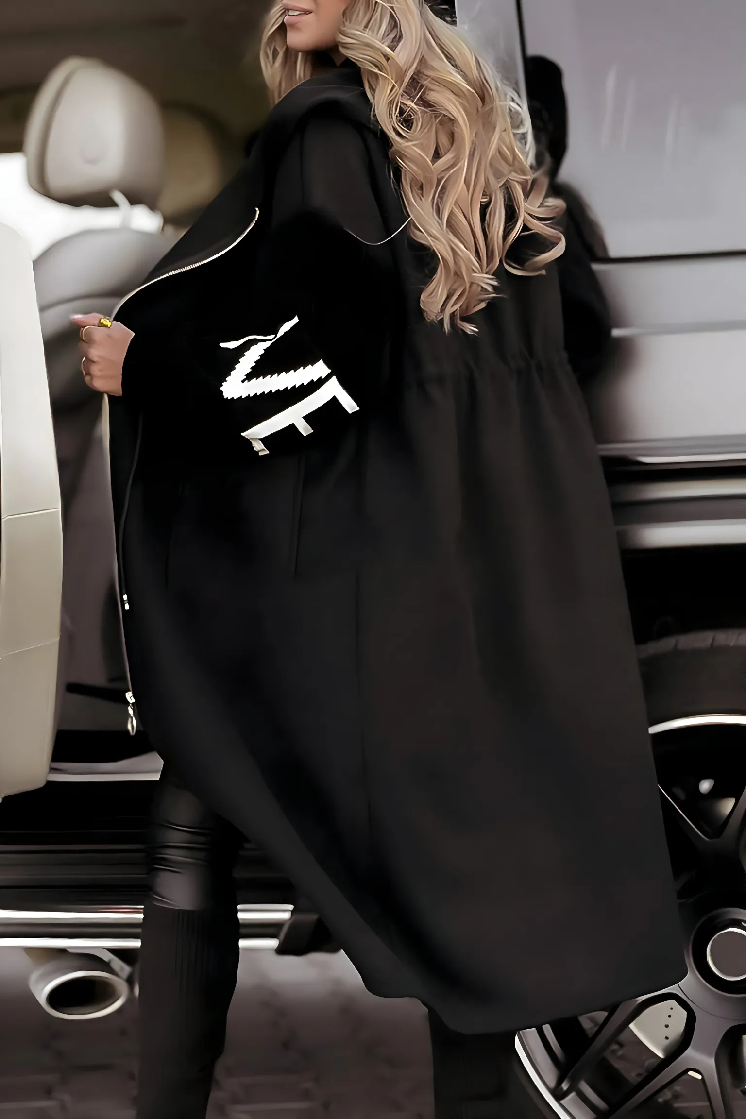 Isla | Elegant Hooded Coatigan
