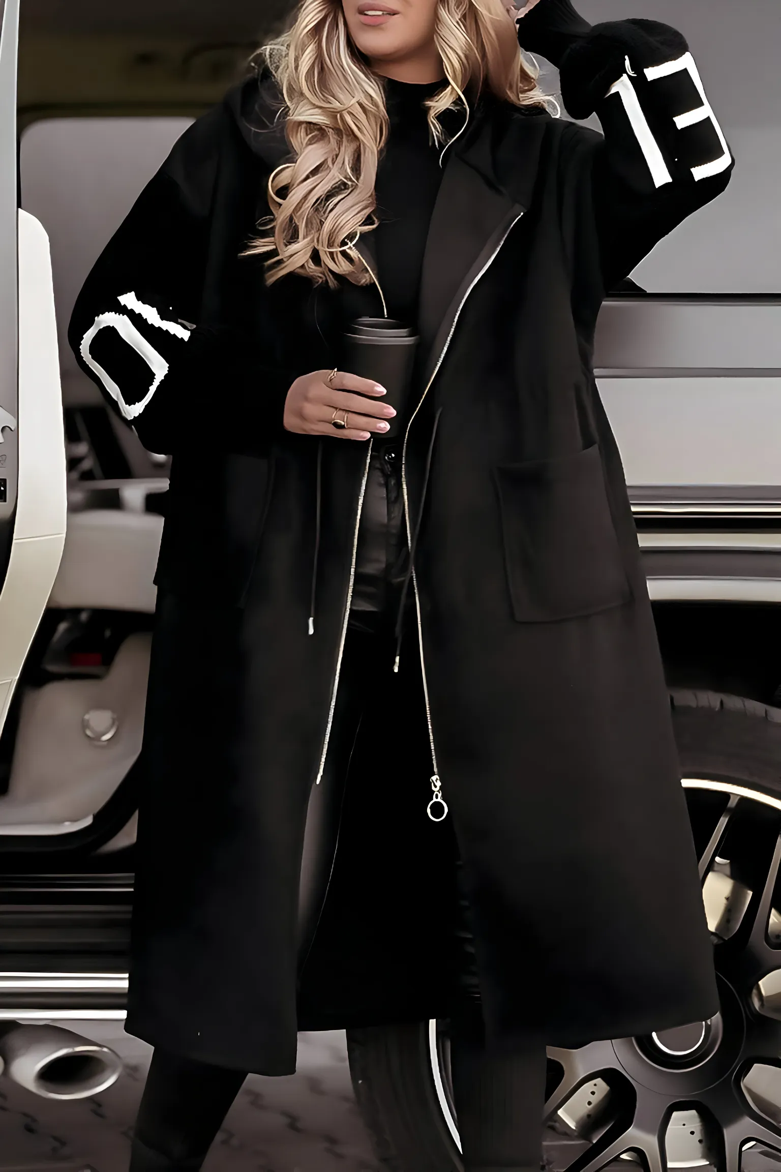 Isla | Elegant Hooded Coatigan