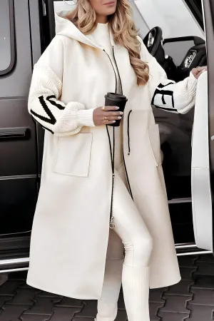 Isla | Elegant Hooded Coatigan