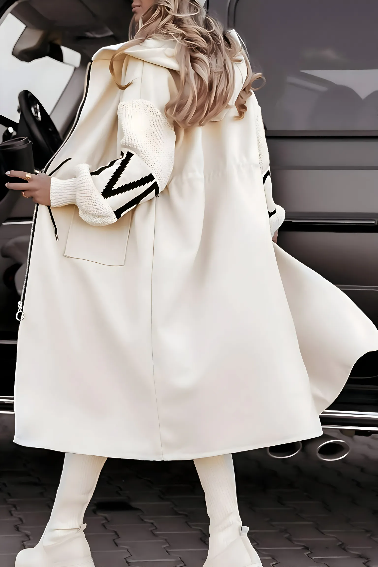 Isla | Elegant Hooded Coatigan