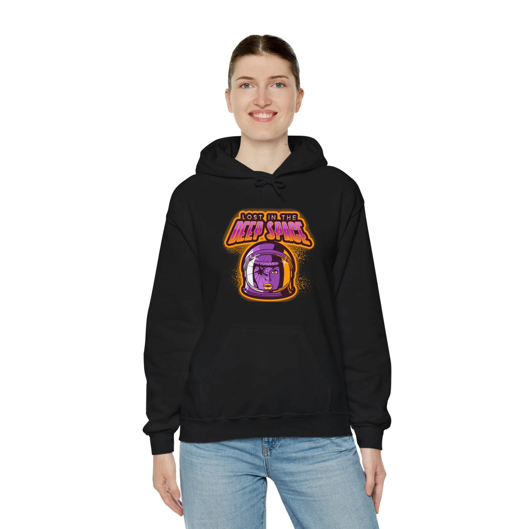 Lost In The Deep Space Astronaut Sci-Fi Hoodie