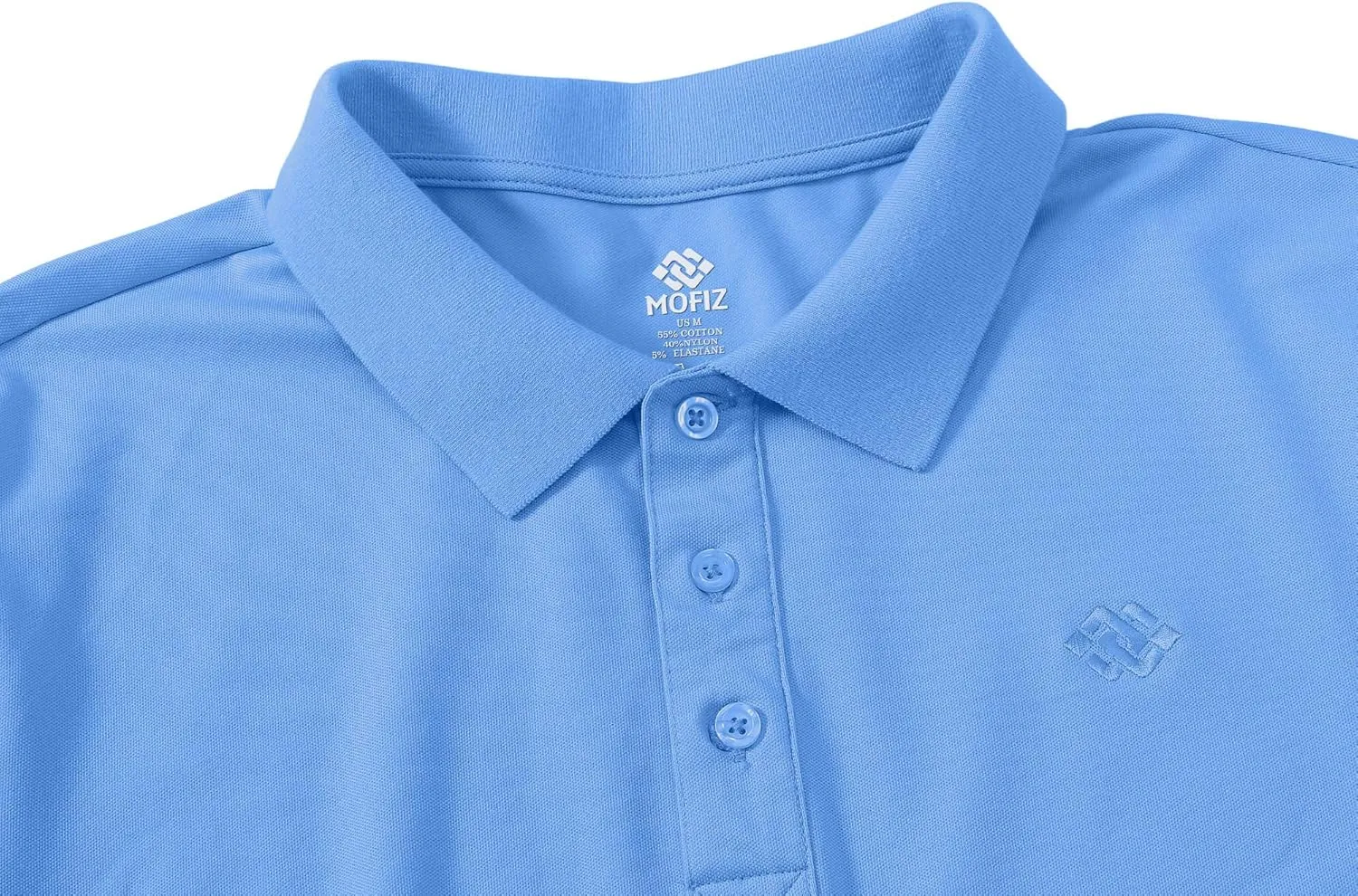 MoFiz Men's Polo Shirts Long Sleeve Golf Shirts Men's Sports Polo Shirts Fit Comfortable Classic Jersey Shirts