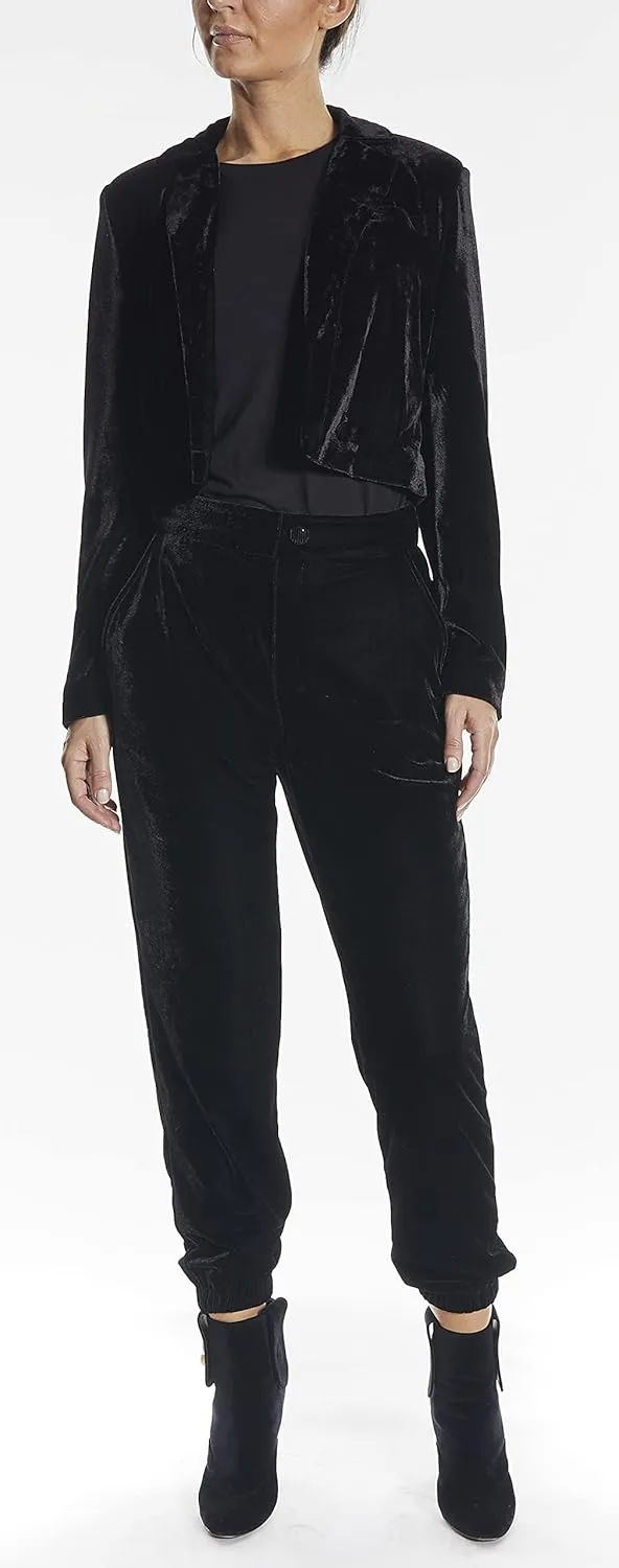 O A T NEW YORK Women's Regular Fitted Cropped Blazer, Comfortable & Stylish Sport Coat