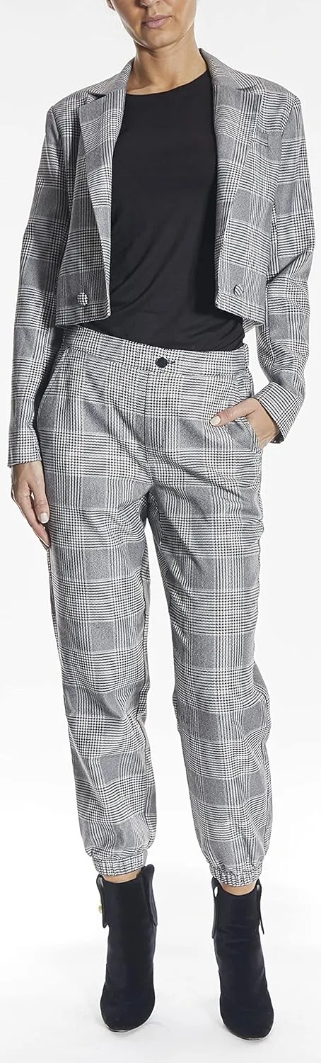 O A T NEW YORK Women's Regular Fitted Cropped Blazer, Comfortable & Stylish Sport Coat