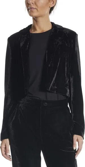 O A T NEW YORK Women's Regular Fitted Cropped Blazer, Comfortable & Stylish Sport Coat